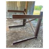 I beam steel frame rack