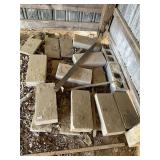 Rectangle concrete block lot