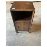 Wooden cabinet with door