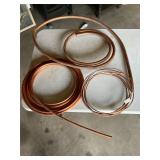 Assorted copper tubing