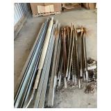 12 + 5 ft T posts and pipe