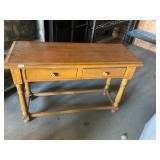 Wooden library sofa table
