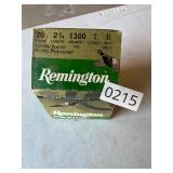 25- Remington 20 gauge 2 3/4 # 6
