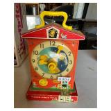 1962 Fisher Price music box teaching clock