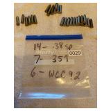 27 rounds assorted ammo