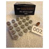 20 rounds Speer .380 GHDP 90 gr