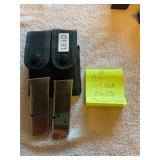 2- Colt .45 mag with holder