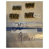 20 rounds 9mm ammo