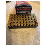 50 rounds Geco 9mm FMJ 124 gr
