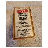 50 rounds cci maxi mag .22 hollow point
