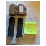 2- Sig Sauer 9mm 15 rd with holder