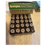 20 rounds Remington .40 JHP 165 gr