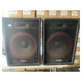 2- Radio Shack speakers- 15ï¿½ subs