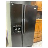 Whirlpool side by side fridge