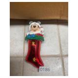 Mickey Mouse- Glass blown stocking ornament