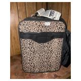 Leopard rolling luggage