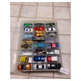 45- die cast cars in box