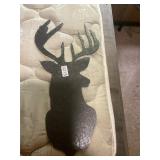 Metal deer decor - steel