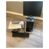 Computer, 2 printers, monitor