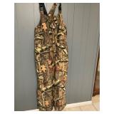 Russell 3 XL camo overall bibs