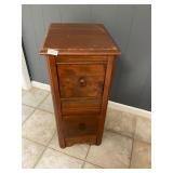 Vintage 2 drawer side table