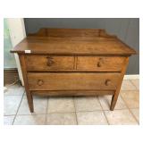 Antique wood dresser