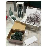 Lot- Department 56 trees