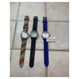 3- ladies watches - untested