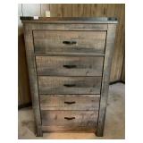 5 drawer wood chest drawers