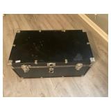 Black storage trunk