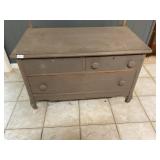 Vintage wood dresser