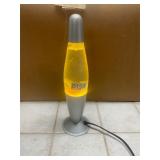 Vintage yellow lava lamp