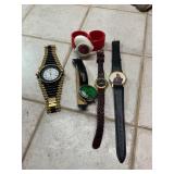 5- assorted watches - untested
