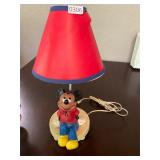 Vintage Mickey Mouse lamp - shade is damaged