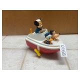 Vintage Illco Mickey , Donald, Goofy boat