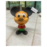 Vintage pull cord talking Mickey Mouse