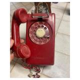 Vintage bell system red telephone