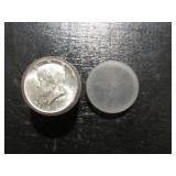 Roll of 20 Pre 1964 Silver Half Dollars