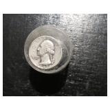 Roll of 25 Silver US Quarters