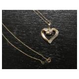 10K Gold Chain and Pendent