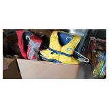 Lot of 5 Various Size Life Jackets