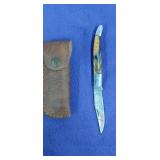 NEW Damascus Steel 3" Blade Folding Knife with