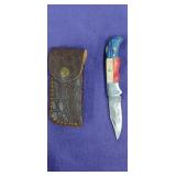 NEW Damascus Steel 2.75" Blade Locking Folding