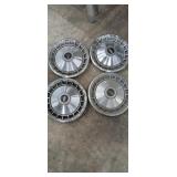 Set of 4 Vintage Oldsmobile 25" Hub Caps