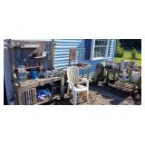 All Contents of Side Porch. Dï¿½cor, Cabinets,