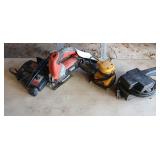 Lot of 4 Electric Wood Working Tools. 2 Sanders