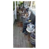 All Contents on Front Porch Included Chairs,