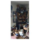 Living Room Lot #3. Corner Cabinet, Small Table,