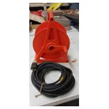 Extention Cord and Cord Reel Cord Stand.