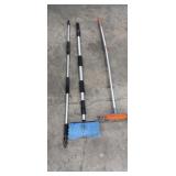 Car Wash Brush. Handle. Small Broom